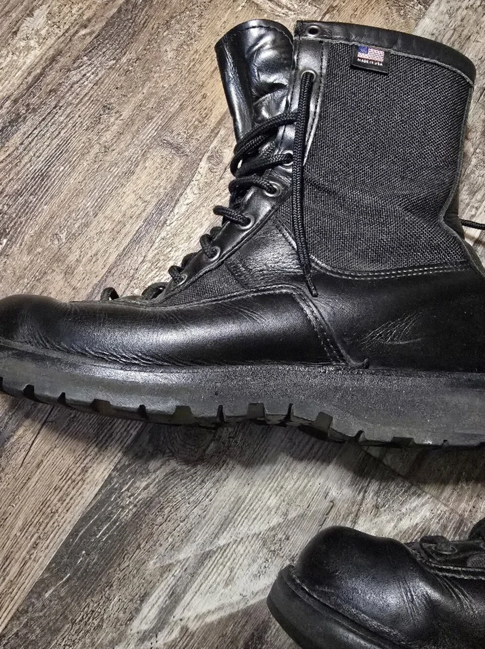 Danner Black Lace-Up Tactical Boots